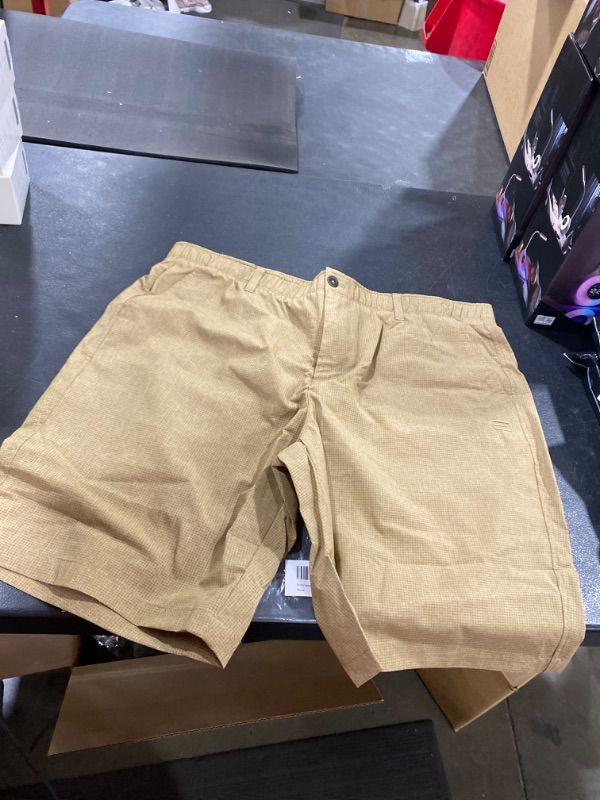 Photo 1 of MENS BROWN SHORTS- SIZE 36