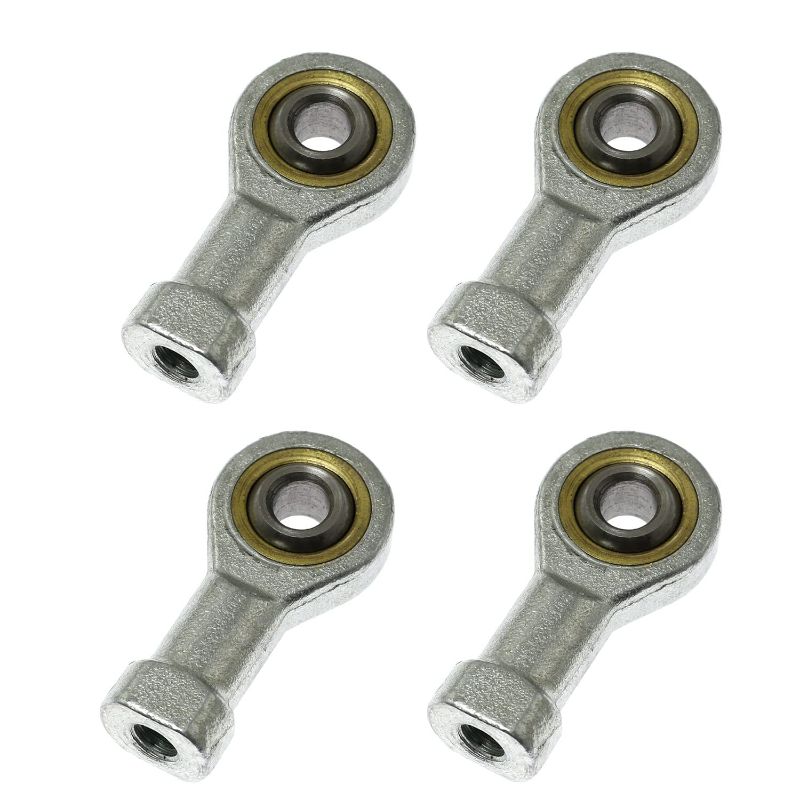 Photo 1 of  2 PACK SI6T/K Rod End Ball Bearing DZS ELEC 4PCS 6mm Inside Dia Rod End Bearing, M6 x 1.0 Female Thread Self Lubricating Connector Joint, SI6T/K Rod End Bearing