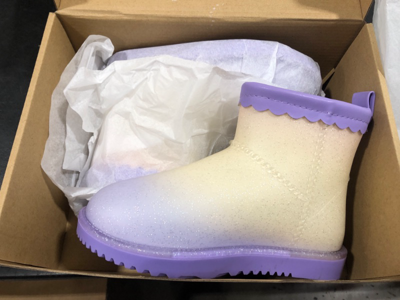 Photo 2 of [Size 11.5] DKSUKO Kid 's Classic Waterproof Snow Boots Toddler Winter Boots 11.5 Little Kid Purple Short