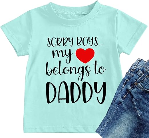 Photo 1 of [Size 5T] Valentine's Day Shirts Toddler Boys Valentine T-Shirt Mommy is My Valentine Tshirt Graphic Tee Tops 