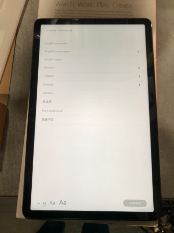 Photo 1 of Fire Max 11 tablet, vivid 11" display, octa-core processor, 4 GB RAM, 14-hour battery life, 128 GG