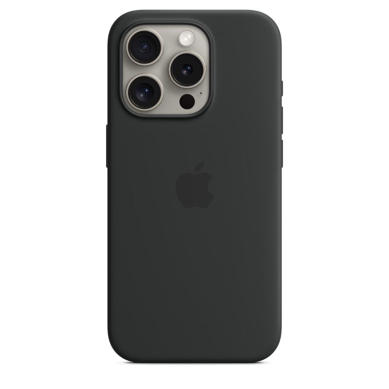 Photo 1 of Apple iPhone 15 Pro Silicone Case - Black