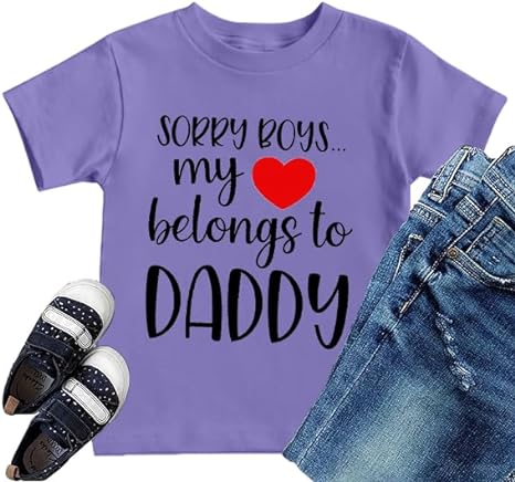 Photo 1 of [Size 7-8yrs] Valentine's Day Shirts Toddler Boys Valentine T-Shirt Mommy is My Valentine Tshirt Graphic Tee Tops 