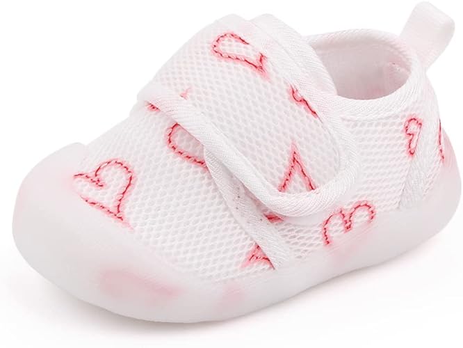 Photo 1 of [Size 18-24mo] Baby Shoes Boy&Girl Baby Walking Shoes Infant Sneakers Non-Slip First Walking Shoes Breathable Mesh Shoes