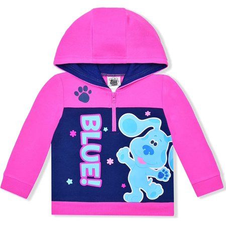 Photo 1 of [Size 24mo] Blues Clues Blue Girls Single Character Half Zip up Hoodie Infant
