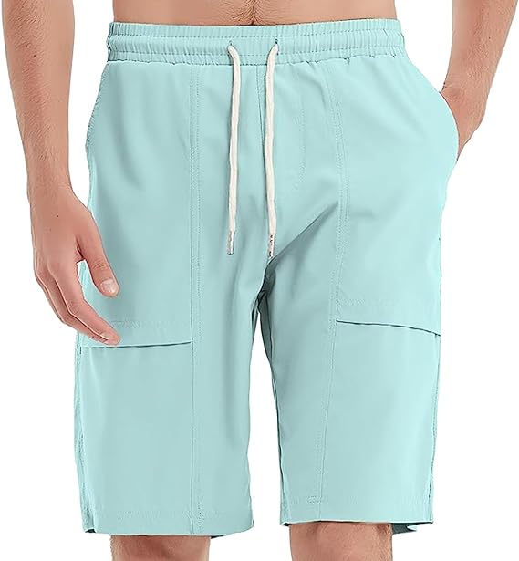 Photo 1 of [Size 39-40] Msmsse Men's Hiking Shorts Quick Dry Basketball Sports Workout Lightweight Athletic Shorts for Men 