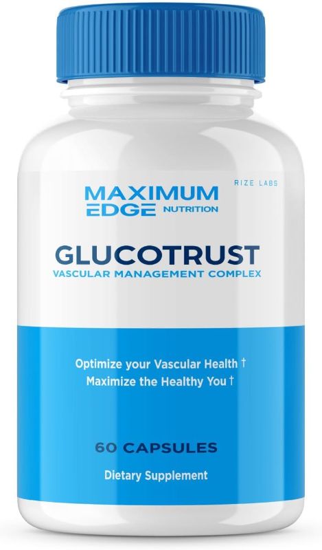 Photo 1 of [Pack of 5] Glucotrust Capsules - Gluco Trust Supplement Pills Reviews Advanced Gluctrust Tablets Balance Max Formula Complex Blend Edge (60 Capsules)
