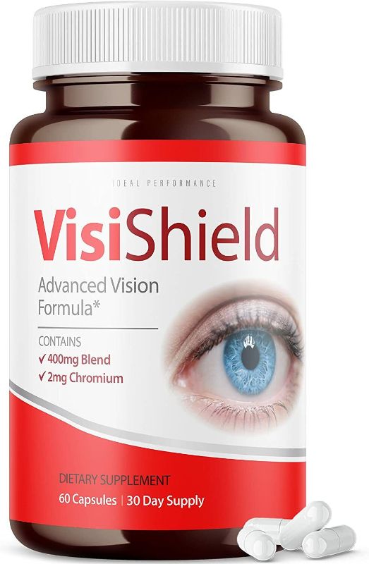 Photo 1 of [5 Pack] Visishield Advanced Vision Formula for Eyes Supplement Pills Vitamins 60 Capsule
