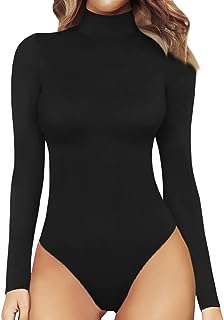 Photo 1 of [Size L] Women's Long Sleeve Body Suit- Black