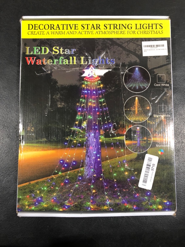 Photo 2 of 305-LED RGB Remote Control Christmas Star Lights, 10FT USB-Powered with App and 10 Modes - For Tree, Patio, Garden Decoration
