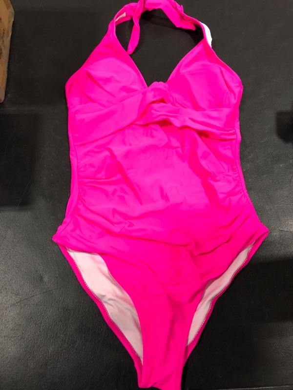 Photo 1 of [Size S] 1pc Swimsuit- Neon Pink