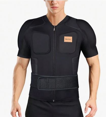 Photo 1 of [Size S] Benken Ski Ultra Light Short Upper Body Guard Vest Shoulder Spine Back Chest Protection