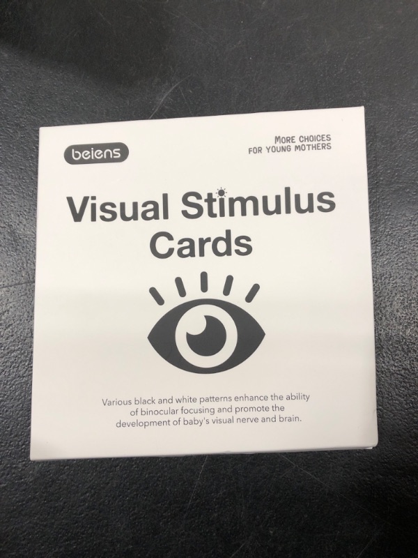 Photo 2 of Beiens Design Visual Stimulus Cards Baby's Visual Nerve Brain Development NEW
