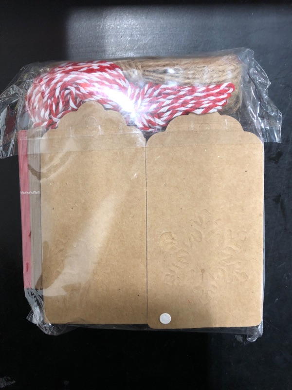 Photo 2 of 150pcs Christmas Tags with String