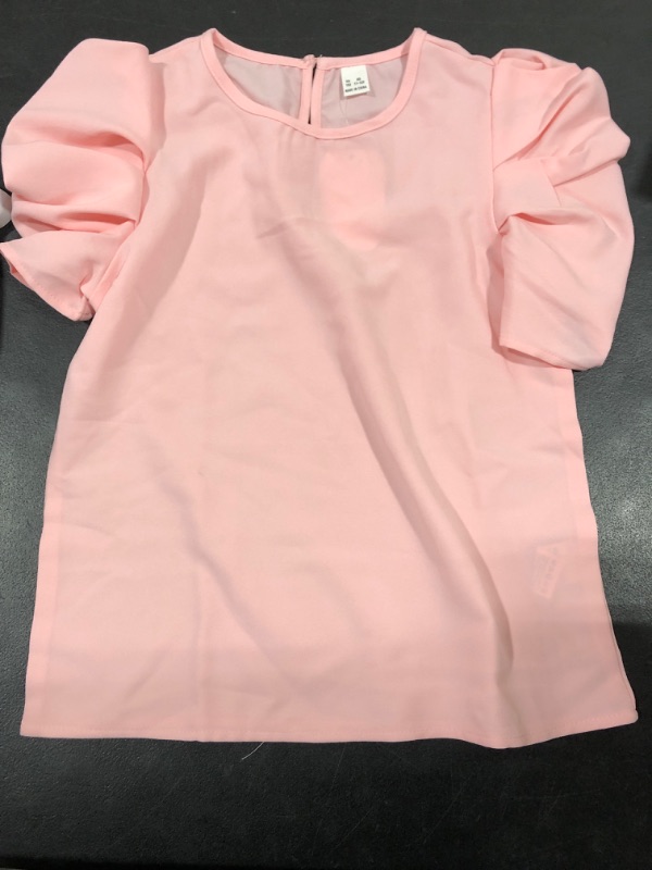 Photo 1 of [Size 11-12yrs] Girls Blouse- Light Pink