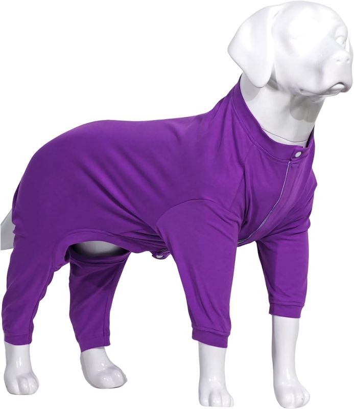 Photo 1 of [Size 4XL] Lovelonglong Four Feet Dog Lightweight Pajamas, Pure Cotton Dog Jumpsuits 4 Legs Dog Onesies T-Shirt Stylish PJS Puppy Costume