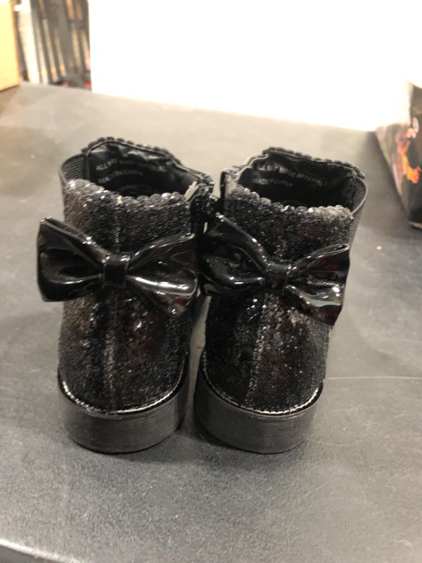 Photo 1 of [Size 13] Girls PU Boots with Bows- Black