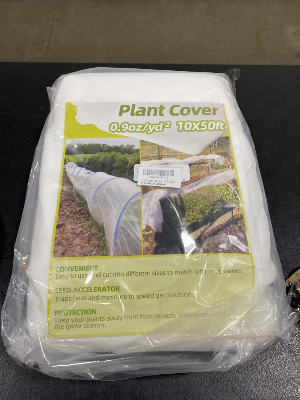 Photo 2 of 0.9oz Frost Cloth Plant Covers Freeze Protection, 10x30FT Frost Blanket for Outdoor Plants for Winter Cold Weather, Floating Row Cover for Garden Bed Vegetables
