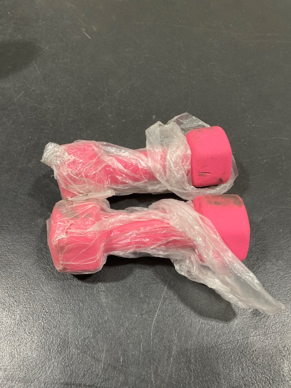 Photo 1 of 2 PACK- 5 lbs DUMBBELL- PINK