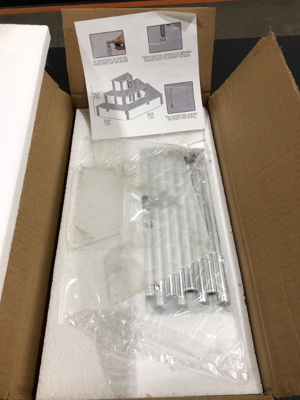 Photo 1 of Solbortum Acrylic Risers for Display, Action Figure Stand, Acrylic Display Stands for Pop Figure Shelf Dessert Candy Food Tabletop Collectibles Product Bar Jewelry Showcase, Cupcake Stand (clear)