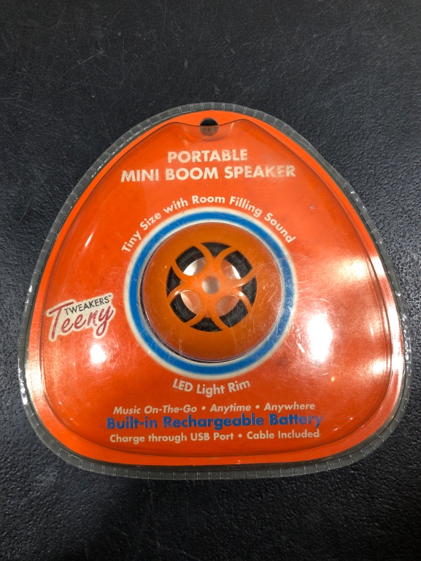 Photo 1 of Grandmax SPKR-M1L-OR Teeny Tweakers, 1.7W Portable Speaker (Orange)