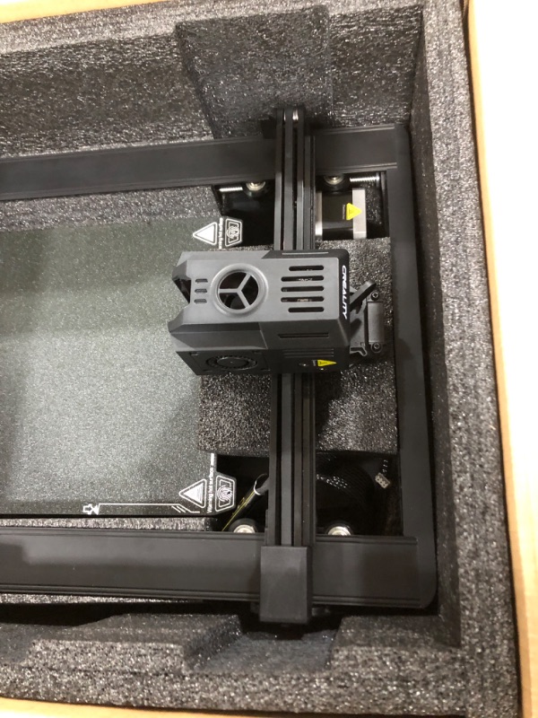 Photo 1 of Creality Ender 3 V3 KE 3D Printer, Upgraded 500mm/s Printing Speed, CR Touch Auto Leveling, Upgraded Sprite Direct Extruder, Stable Structure, Print Volume 8.66'' x 8.66'' x 9.44''