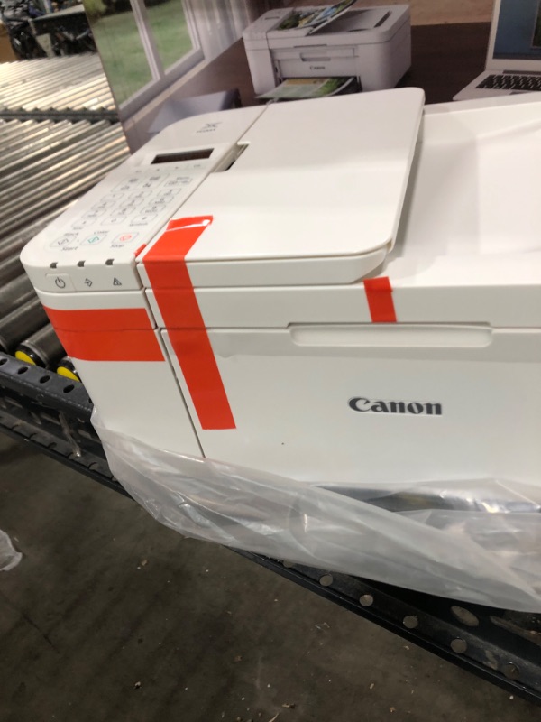 Photo 2 of Canon PIXMA TR4723 Wireless Color All-in-One Inkjet Printer, White - Print Copy Scan Fax - 2-Line LCD Display, 4800 x 1200 dpi, Auto 2-Side Printing, 20-Sheet ADF, Tillsiy TR4723/White