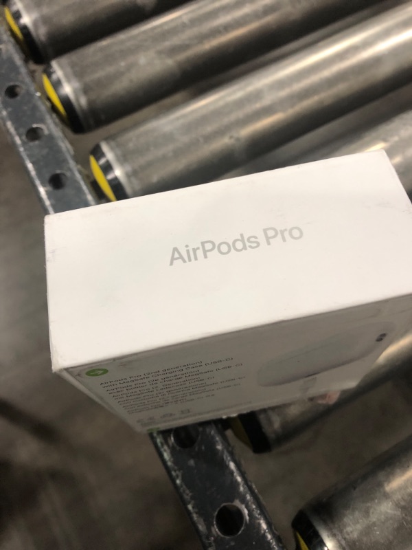 Photo 3 of Apple AirPods Pro (2nd Generation) Wireless Ear Buds with  Charging, Up to 2X More Active Noise Cancelling Bluetooth Headphones, Transparency Mode, Adaptive Audio, Personalized Spatial Audio