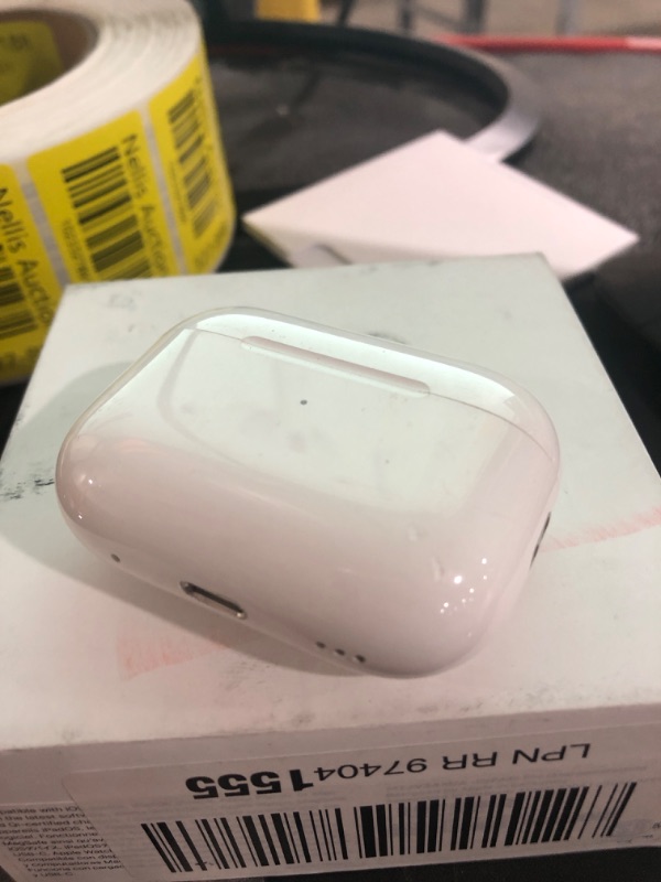 Photo 6 of Apple AirPods Pro (2nd Generation) Wireless Ear Buds with  Charging, Up to 2X More Active Noise Cancelling Bluetooth Headphones, Transparency Mode, Adaptive Audio, Personalized Spatial Audio