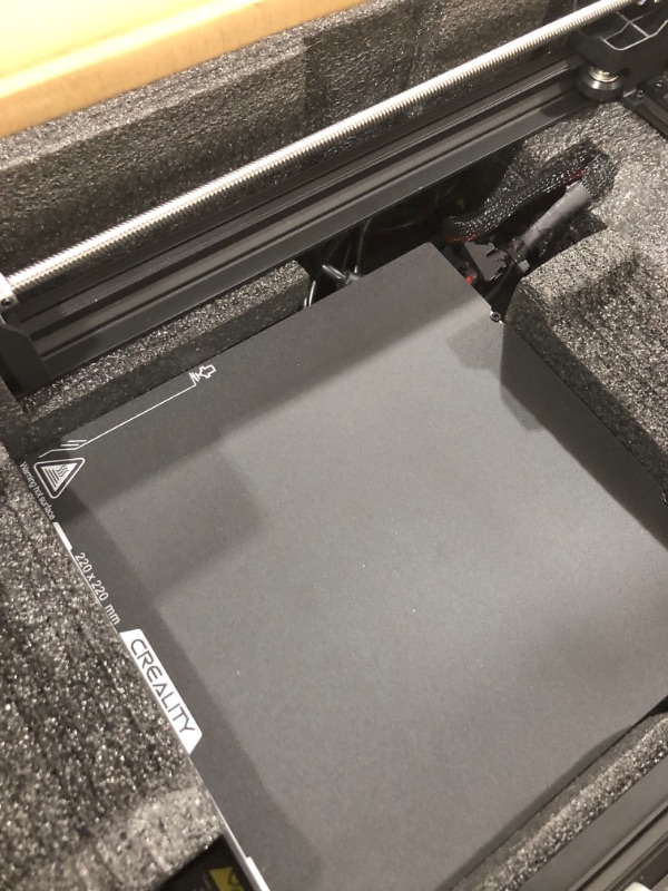 Photo 1 of Creality Ender 3 V3 SE 3D Printer, 250mm/s CR Touch Auto Leveling FDM 3D Printer with Sprite Direct Extruder, Dual Z-axis & Y-axis, Auto-Load Filament, Upgraded Ender 3, Print Size 8.66x8.66x9.84 inch Black