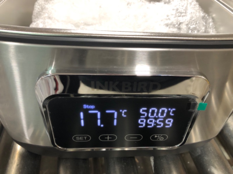 Photo 2 of Inkbird WIFI Sous Vide Machine ISV-100W| 1000W Sous-Vide Cooker Immersion Circulator with 14 Preset Recipes on APP and Thermal Immersion, Fast-Heating with Timer (ISV-500W)