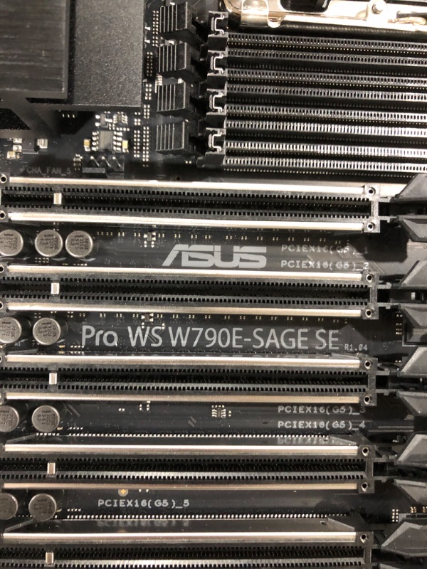 Photo 8 of ASUS Pro WS W790E SAGE SE LGA 4677 EEB Workstation Motherboard