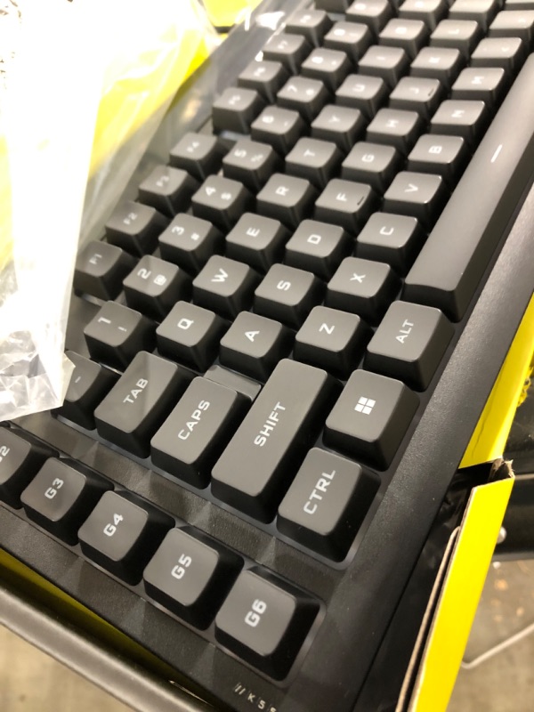 Photo 3 of Corsair K55 RGB PRO XT - Dynamic per-Key RGB Backlighting - Six Macro Keys with Elgato Stream Deck Software Integration - IP42 Dust and.