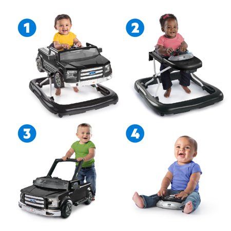 Photo 1 of Bright Starts Ford F150 Ways to Play Walker - Black