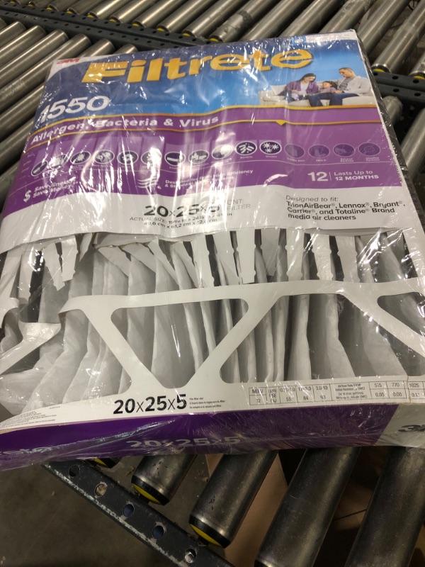 Photo 1 of 3M Filtrete Ultra Allergen Healthy Living Deep Pleat Furnace Filter
