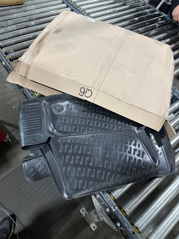 Photo 2 of Croc Liner Floor Mats Front and Rear All Weather Custom Fit Floor Liner Compatible with BMW X5 2013-2018