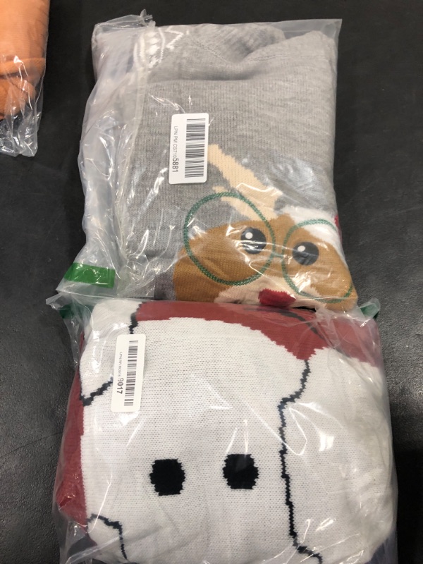 Photo 1 of 2 Pack of Oversized Christmas Sweaters- Sizes Unknown