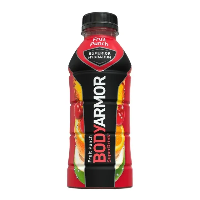 Photo 1 of [Bundle of 3] BODYARMOR Sports Drink Sports Beverage, Fruit Punch, Natural Flavors With Vitamins, Potassium-Packed Electrolytes, No Preservatives, Perfect For Athletes, 16 Fl Oz (Pack of 12)