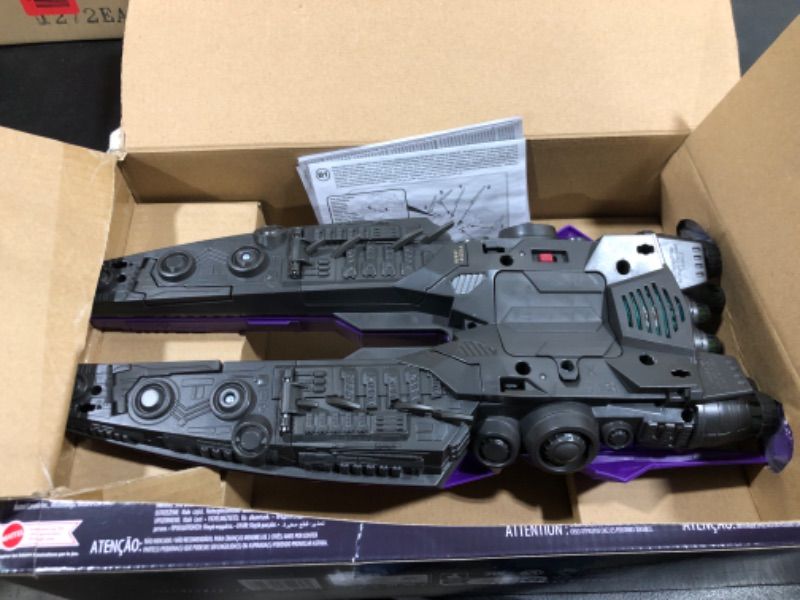 Photo 2 of Disney and Pixar Lightyear Toys, Zurg Mothership Enemy Space Vehicle with Lights & Sounds??, Mini Zyclops Figure in Deployable Pod??? Frustration Free Packaging
