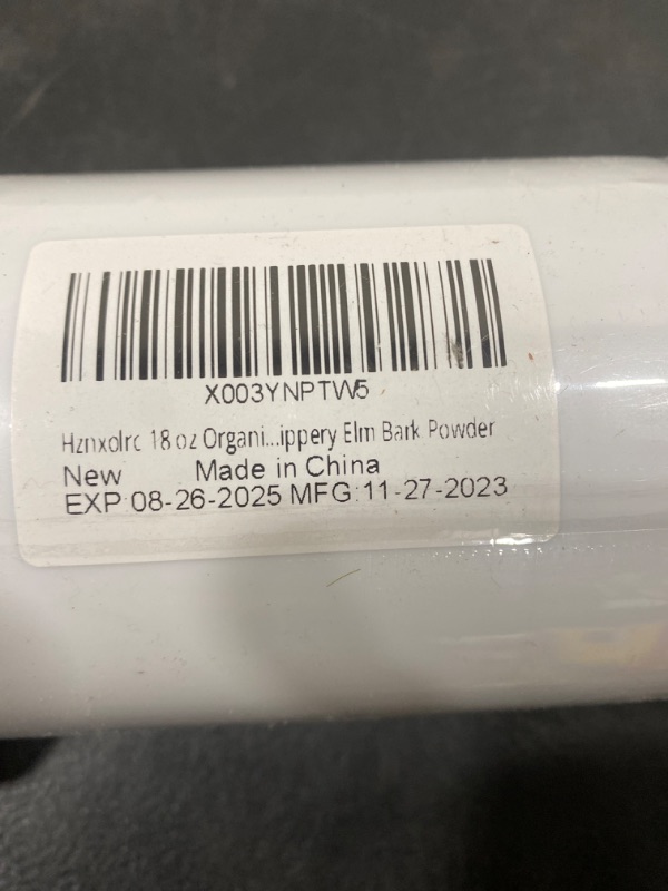 Photo 3 of 18 oz Organic Slippery Elm Powder, Organic Slippery Elm Bark Powder, 100% Pure & Natural, Food-Grade, Helps Soothe The Throat and Coughing, Vegan, Pet Friendly