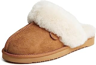 Photo 1 of Dearfoams SIZE 11 Women's Fireside Sydney Shearling Fur Indoor/Outdoor Scuff Slipper