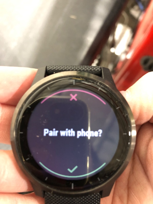 Photo 1 of Garmin Vivoactive 4, GPS Smartwatch, Features Music, Body Energy Monitoring, Animated Workouts, Pulse Ox Sensors and More, Black Black 45mm Smartwatch