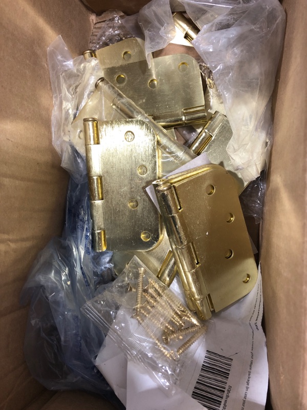 Photo 3 of 12 pack 4*4 inch brass door hinges