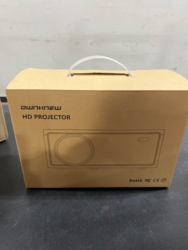 Photo 1 of 4K Support Projector with Wifi and Bluetooth, OWNKNEW Portable Mini Projectors for Outdoor Movies Use, Video Projector Compatible with TV Stick, Laptop, Smartphone, Xbox, PS5
