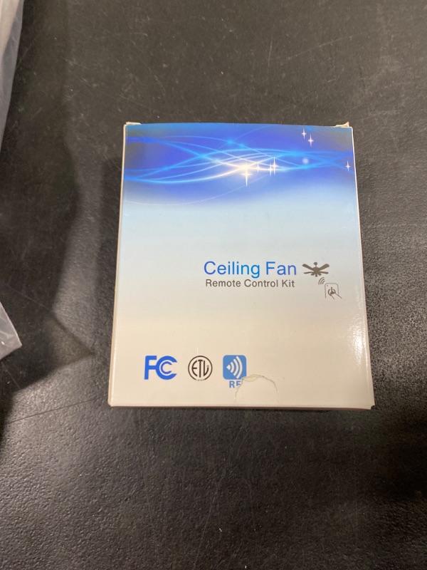 Photo 1 of Smart WiFi Ceiling Fan Remote Control Kit, Universal 3 Speed Ceiling Fan Control with Dimmer, Compatible with Alexa, Google Assistant and Smart Life App, Remote Control Timing Smart Wall Control (White)