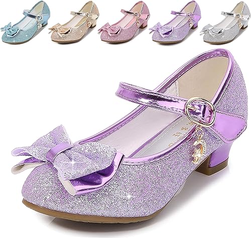 Photo 1 of Cadidi Dinos Girls Dress Shoes Wedding Party Heel Mary Jane Princess Flower Shoes (YOUTH)- SIZE 38
