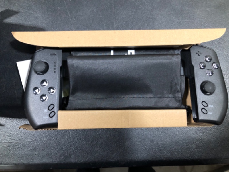 Photo 1 of Gammeefy One-Piece Joypad Controller, Wireless Switch Controller for Switch/OLED with Buttons Lights, Switch Pro Controller is Ergonomically Designed with Turbo, One Click Connection Function Black