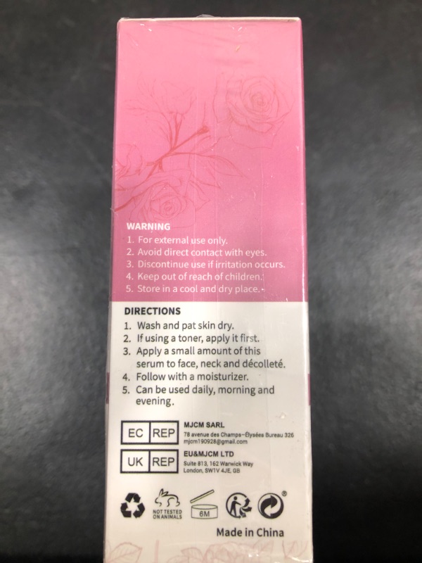 Photo 3 of 3 Pack Rose Hyaluronic Acid Serum with Rose Damask Flower Water Nourishing for Face (1FL.OZ)