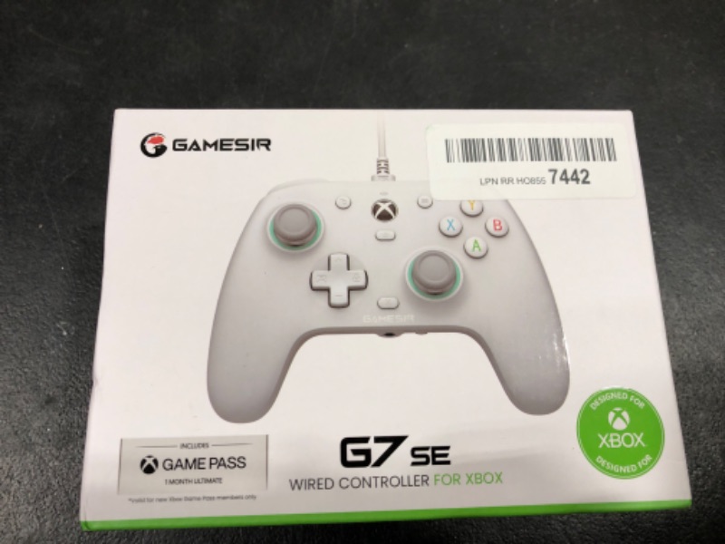 Photo 1 of GameSir G7 SE Wired Controller for Xbox Series X|S, Xbox One & Windows 10/11, Plug and Play Gaming Gamepad with Hall Effect Joysticks/Hall Trigger, 3.5mm Audio Jack