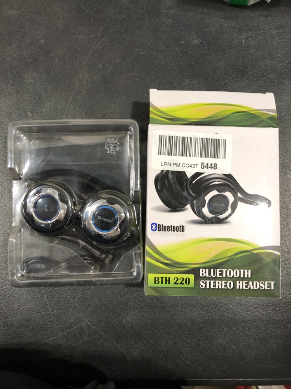 Photo 1 of Kinivo BTH220 Bluetooth Stereo Headphone – Supports Wireless Music Streaming and Hands-Free Calling